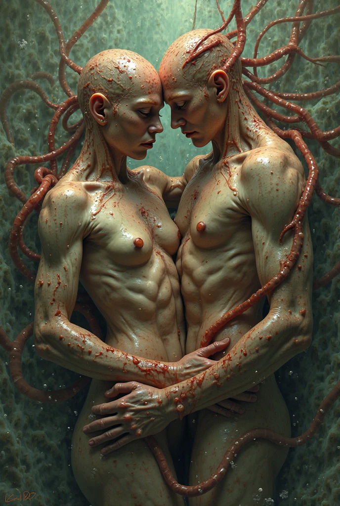 male Completely naked Open legs joy erection Multiple tentacles Mating with tentacles ejaculation Creampie