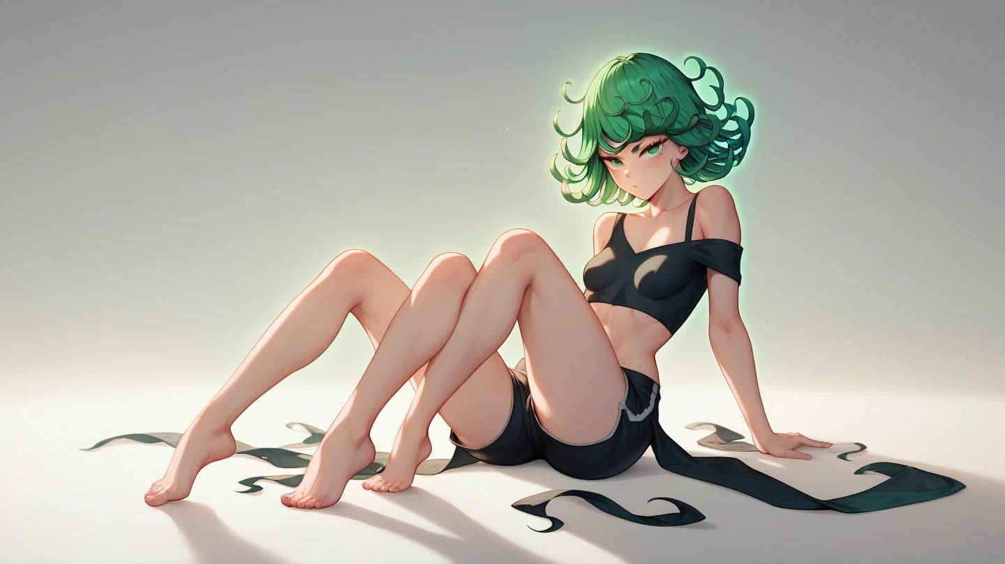 Tatsumaki in bikini on all fours