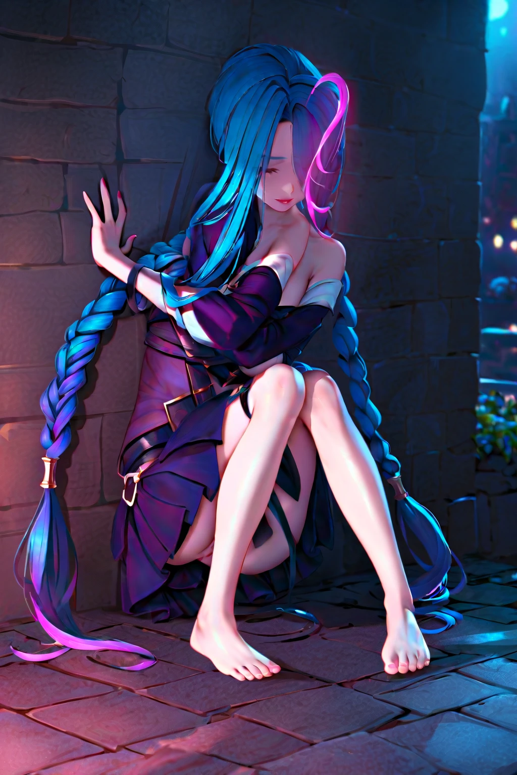 (((aria blaze look at viewer with excited happy smiling face))) ,(((purple twintail hair))) , (((bare belly))) ,(((inside desert))) , (((lay on side on the sands exposing her butt))),(((wear purple white lace see through maid dress))) ,(((bare legs))) , (((perfect big breasts))) , lush breasts , Bulky Breasts , voluminous breasts ,(((peeping the viewer))) ,(((perfect butt))),(((upskirt))),(((sexy butt and two legs)))