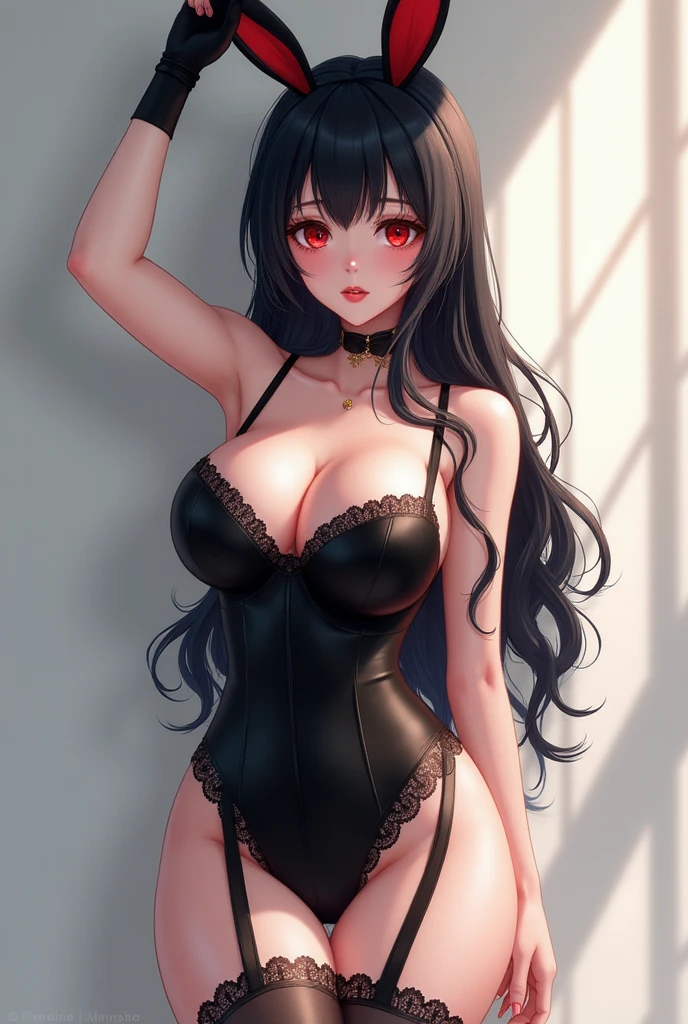 Masterpiece of a chubby 20-year-old woman in all her glory, presenting a sleeve, provocative pose in an artistic representation devoid of a dress. His dark, mysterious eyes captivate, enquanto ela comprida, Shiny black ponytail cascades down her shoulders. The stunning artwork showcases an intricate maximalist style, painted by the renowned artgerm. This mesmerizing masterpiece, Rendered in 8K, is currently a trending sensation on ArtStation.