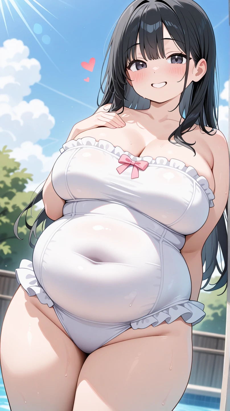 Black  hair,Big Baby Bump pregnant, white bra and underwear , Big  , nipple, cum, Big Blue Balloons,16 years girl, Big pregnant Belly, Big Pregnant girl, Largest Belly of Pregnant, Huge Pregnancy, background hotel room,Huge 9 months Pregnancy Belly,huge belly expansion, huge belly girl, yellow eyes, Big 