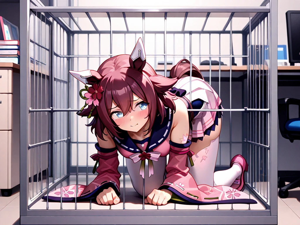 NSFW, high detail,best quality,super detail,very detailed, detailed light, best shadow, ((Realistic)), (beautiful skin), ((Kobayakawa Sae, sailor suits,school sailor uniform,sailor collar)), (straddling,riding,whb:1.7), (nose blush,crying,cry out,sobbing,BDSM,torture:1.4), looking at viewer, (tied thighs,shibari,tied up with rope:1.5), (arms behind back:1.3)