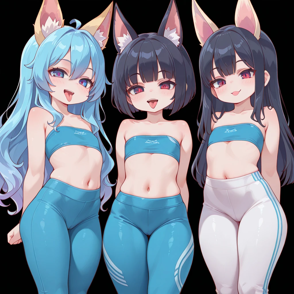 You can be inspired by Pokémon and recreate a blue bun-type animal pet with long ears from the game DOFUS PETS., on a white background