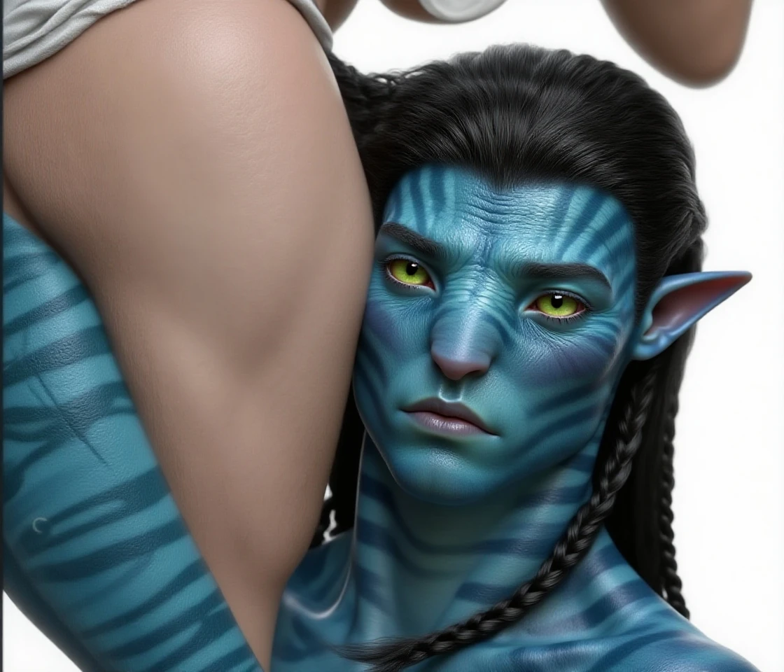 Meisterwerk, Na'Vi Body, blaue haut, Avatar, Na'vi, best quality, detailliertes Gesicht, full entire body, skinny, posierend, Show off your body, NSFW, Girls in their twenties, small boobs, perfect breasts, perfekt skin, nasses Haar, perfekt, DUNKLES Haar, braune Augen, shiny, leuchtend, Nachtansicht, NSFW, Masturbation, , NSFW, moaning, rote Wangen, geil, Nymphomanin, Sukkubus, Titten, blue skin, skinny,