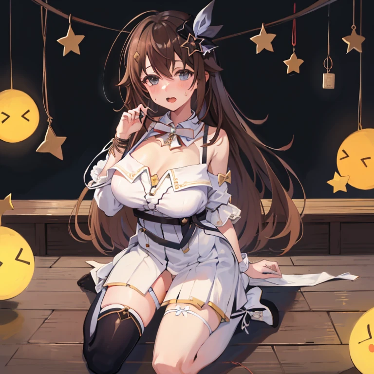 Anime illustration、highest quality、cyber punk、Fantasy、A voluptuous, sexy bunny girl with dark brown skin、Bunny ears、A large and luxurious casino、Slot Machineagic giant roulette wheel、Big Breasts、Thick thighs、Beautiful, shining eyes、Cowboy Shot、smile、Noise Reduction