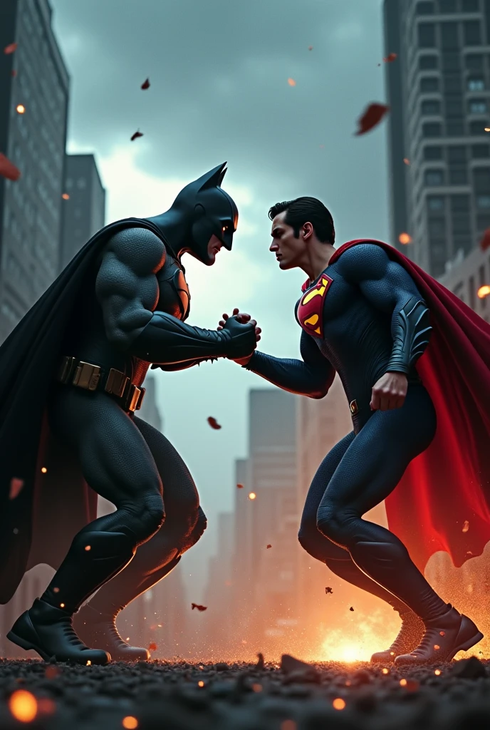 Batman and Superman like evil fight on dark and the master mind is dark seit