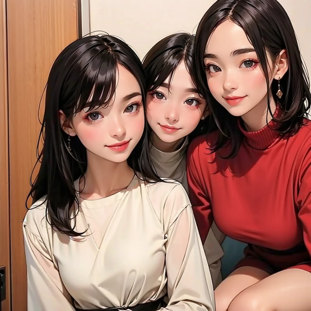 Romance students, two girls students in , lesbian couple, tall and thin, beautiful, alumnaxalumna, classmates, (two heads)