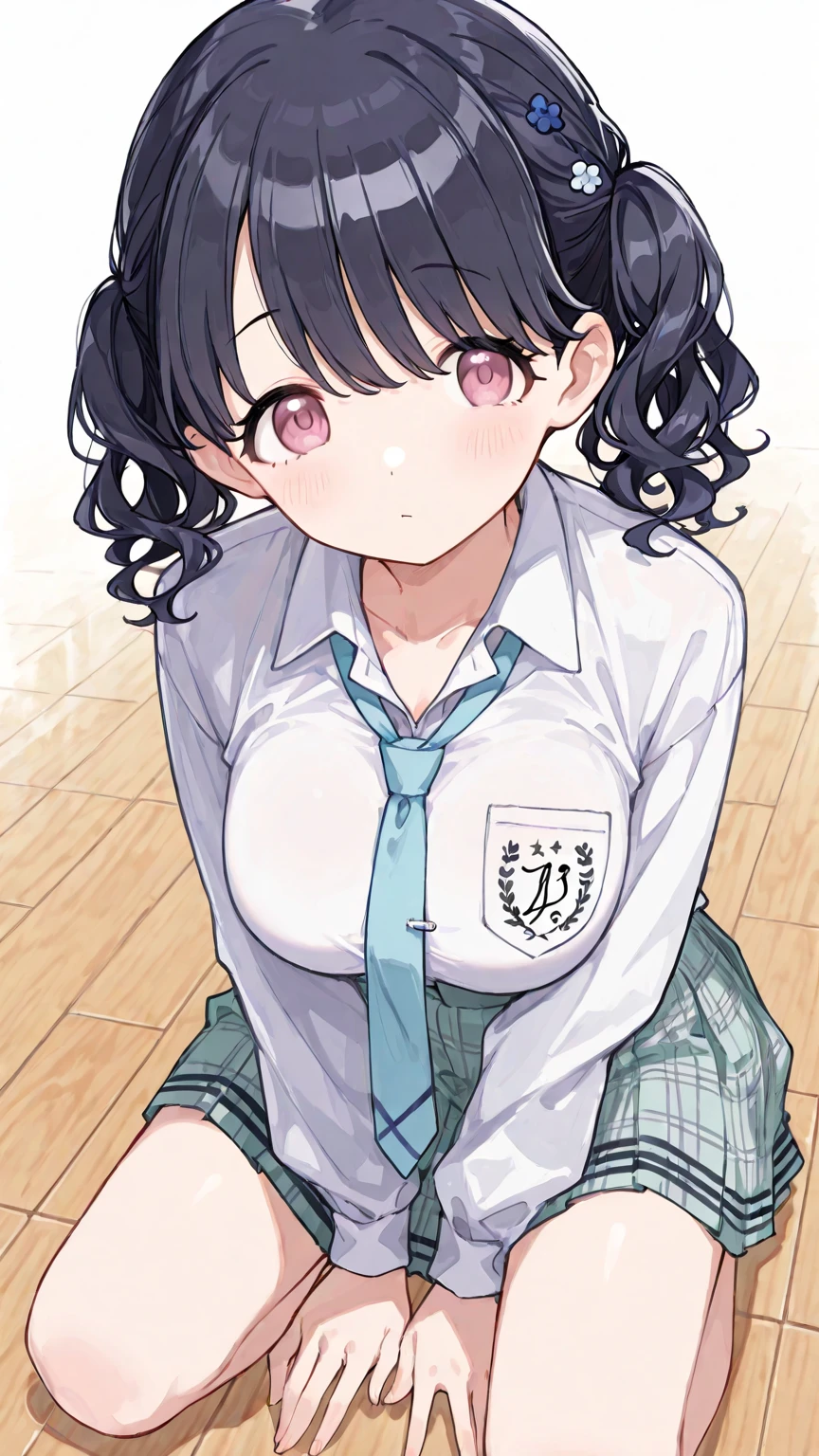 ((masterpiece, best quality)),very detailed, simple eyes,1girl,<lora:ranv2:1>,<lora:povSquattingCowgirlLora_pscowgirl:0.9>, 1boy, penis, squatting cowgirl position, vaginal, pov,medium breasts,, mitake ran,class room, bangs, blue_skirt, bob_cut, collared_shirt, grey_jacket, haneoka_school_uniform, jacket, long_sleeves, looking_at_viewer, black_hair, multicolored_hair, necktie,plaid, plaid_skirt, pleated_skirt,school_uniform, shirt, short_hair, skirt, solo, streaked_hair, striped, white_shirt
