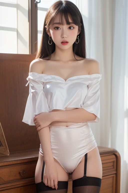 (slendr legs:1.1),(2 worman:1.4) ,(make up:1.7),Necklaces, rings, earrings, watches, jewellery,suit,2 lady,realistic,(ultra quality:1.2),high quality,masterpiece,(ultra detailed:1.4),japanese girl,beautiful face,(small breast:1.4),slender,highres,