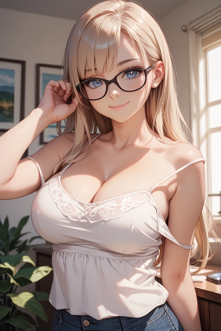 <lora:winterV3:0.6>winter  1girl, solo, long hair, breasts, looking at viewer, smile, open mouth, skirt, blonde hair, large breasts, shirt, ribbon, cleavage, hair between eyes, jewelry, green eyes, white shirt, choker, fang, necklace, bag, bracelet, eyewear removed, gyaru, leopard print, kogal, eyewear hang (realistic:1.2), (realism), (masterpiece:1.2), (best quality), (ultra detailed), (8k, 4k, intricate),(full-body-shot:1), (85mm),light particles, lighting, (highly detailed:1.2),(detailed face:1.2), (gradients), sfw, colorful,(detailed eyes:1.2)(detailed background),detailed landscape, (dynamic angle:1.2), (dynamic pose:1.2), (rule of third_composition:1.3), (Line of action:1.2)