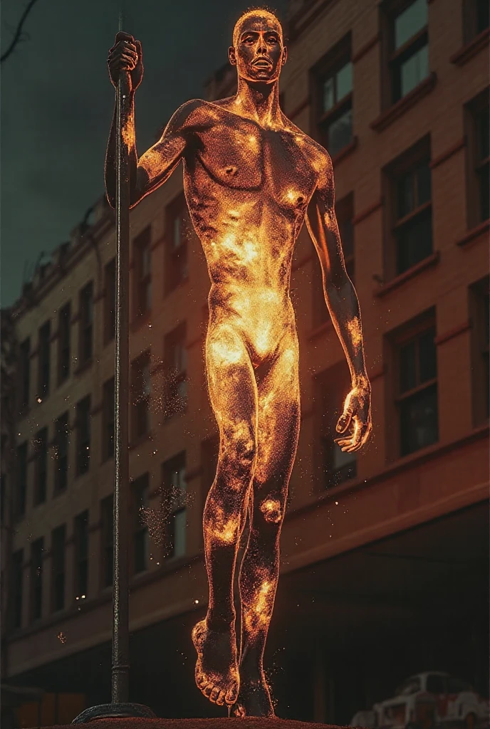 mechbrain,luminescence,a beautiful woman dancing pose on street