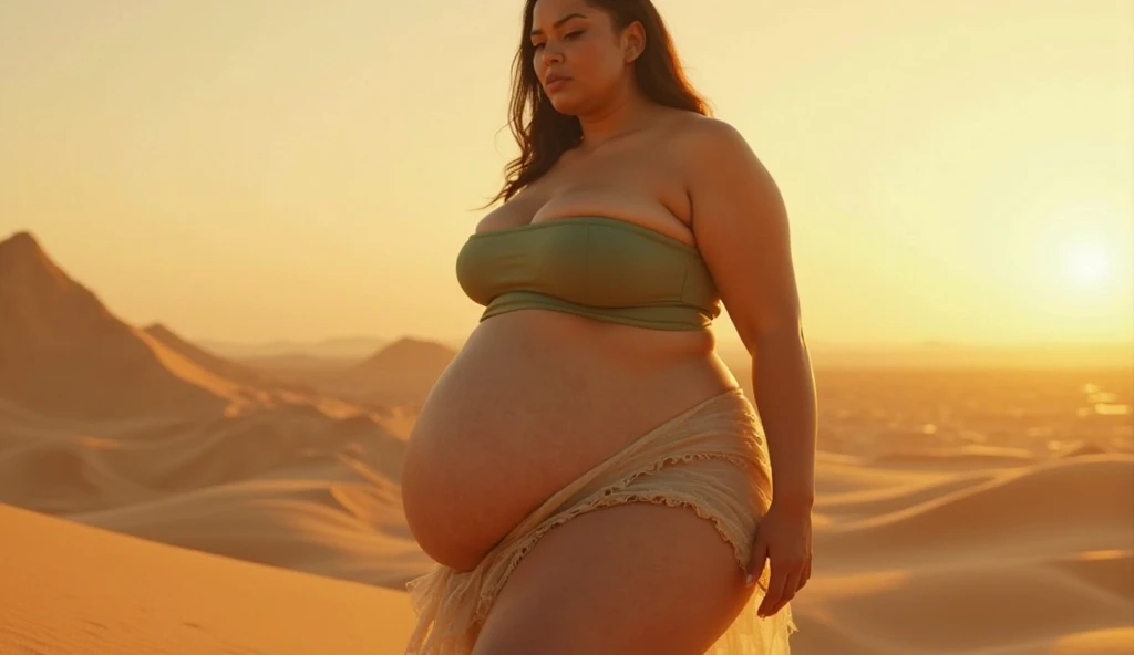 Rule_of_thirds, 1 girl, extremely obese, (obese belly):2, (obese legs):1.5, fat rolls, SSBBW Adeline body, Serene expression, mesmerizing eyes, gorgeous supermodel face, straight long blonde hair, flowing dress, porcelain skin, subtle blush, crystal pendant
BREAK
golden hour, (rim lighting):1.2, warm tones, sun flare, soft shadows, vibrant colors, painterly effect, dreamy atmosphere
BREAK
scenic lake, distant mountains, willow tree, calm water, reflection, sunlit clouds, peaceful ambiance, idyllic sunset, ultra detailed, official art, unity 8k wallpaper