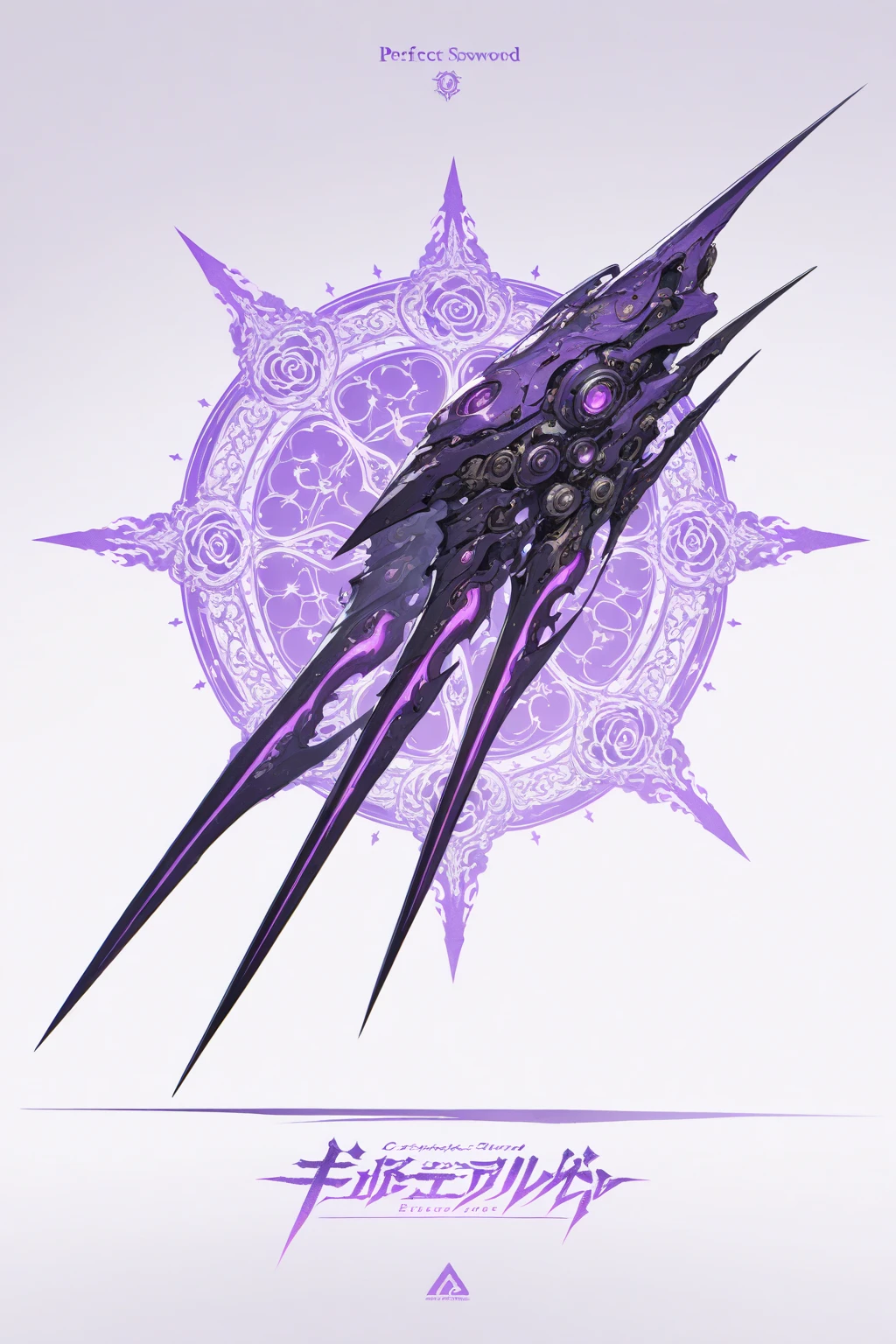 wowicon of stiletto heels, fantasy, purple glow <lora:sxzWowIconsStyle_v10:0.7>
