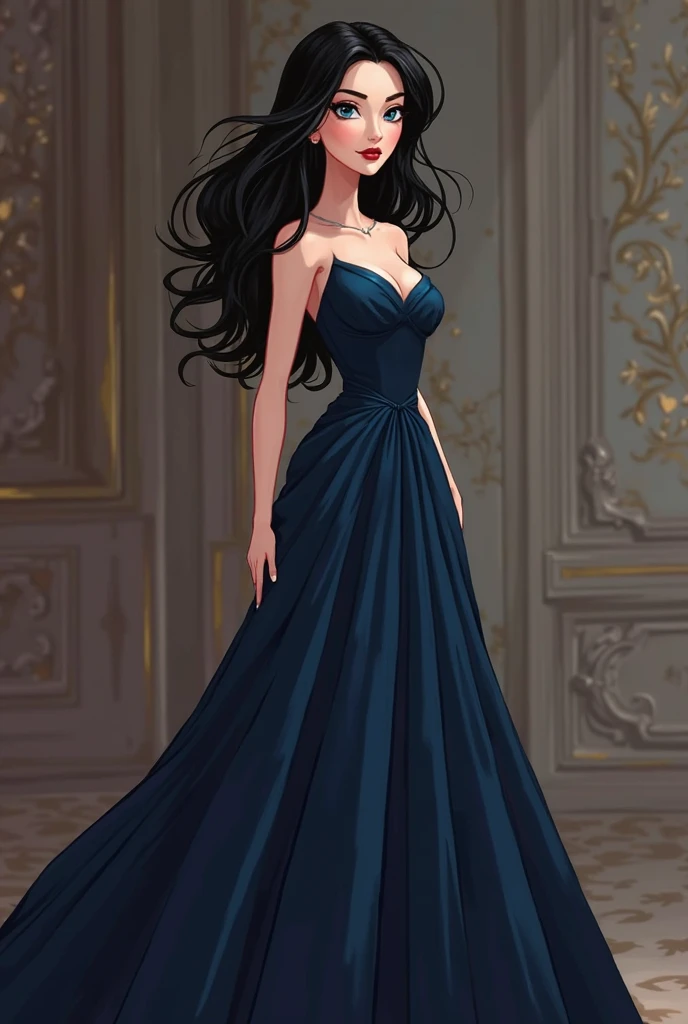 Princess Diana version with the revenge dress, in Disney anime version