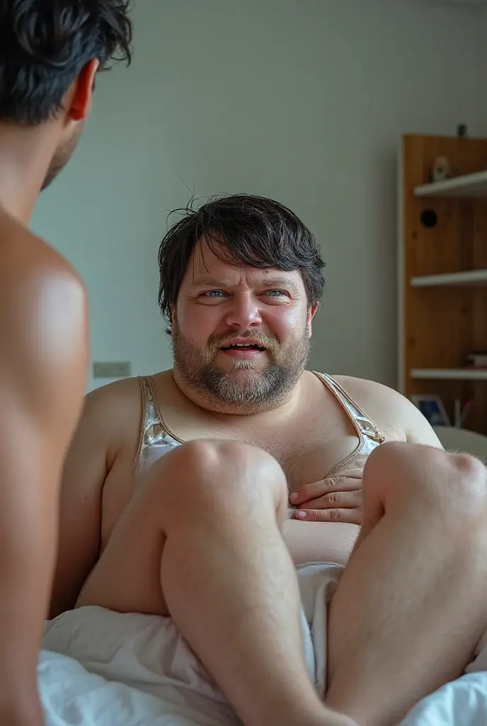 Chris evans sucking another mans willy on the couch. Realistic 4k Realism giant size difference head reaching on the ceiling (1man very giant size difference head touching the ceiling macro size )Cracks the ceiling shirtless wearing boxers (1man normal size) erection under clothing