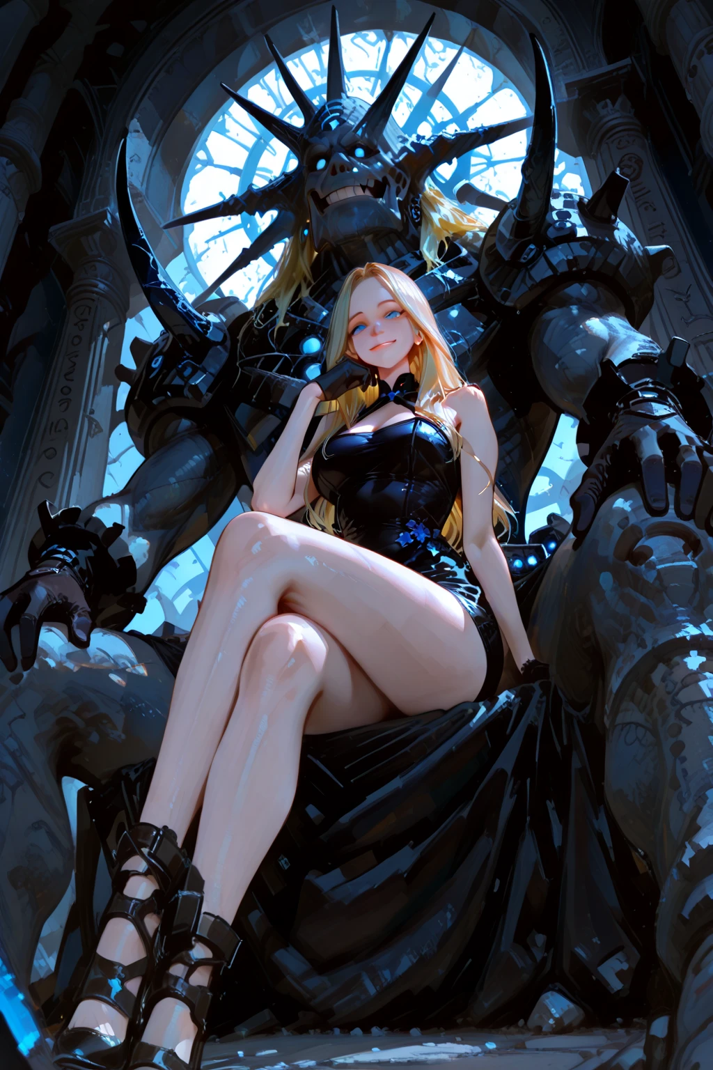 (only two legs, only two hands) (Cyberpunk background: 1.5) (transparent clothes, high-gloss transparent stockings, transparent black tulle cheongsam illuminated by cyberpunk style lights, transparent clothes, looming transparent black tulle cheongsam, painting style, (sitting) 1 girl, hands raised, forearms raised up, forearms behind her to hold scattered hair, bare red armpits full of sweat, white-blond hair was held behind her head, Fleshy thighs tightened by black suspender stockings, huge breasts. Seductive expression, sticking out tongue to lick lips, wet clothes, wet body, wet body, sexy face, looming, looming breasts, ahri (k/da), ahri, ((full body photo)), sitting in a chair, (body facing the viewer) legs crossed, soles facing the viewer, high heels in red soles, ahri (k/da), transparent black tulle cheongsam with translucent bikini inside, intricate patterns on transparent clothes, portrait, masterpiece, best quality, (Very detailed CG unity 8k wallpaper, super detailed, best quality), (detailed background), (beautiful detail face), high contrast, (best lighting) (pixiv)