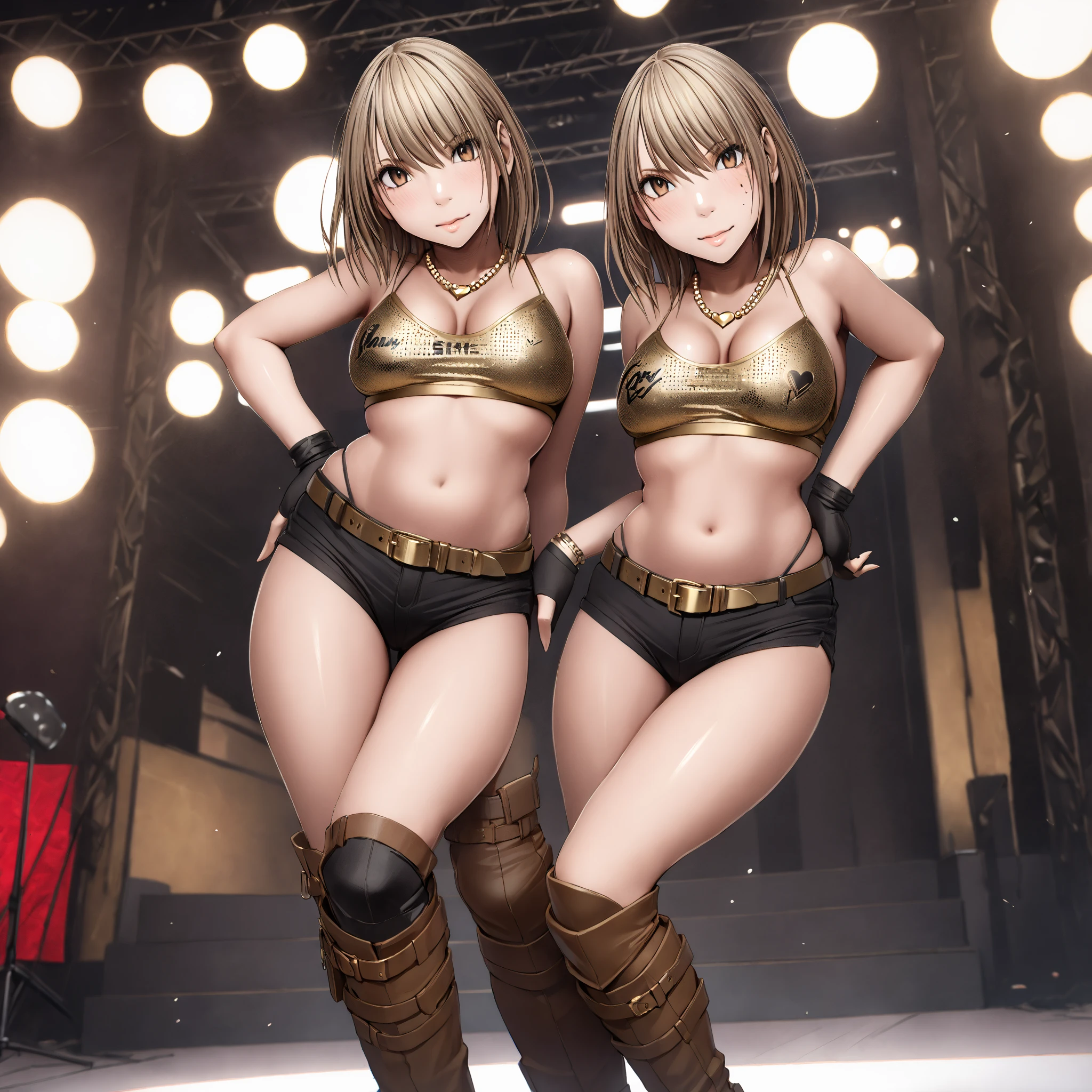 Luz en la cara,twins rubias sexys:1.3),(Ssee-through:1.2),piernas abiertas,hyperrealista, pussy outline, open legs , pussy gape , cuerpo completo,Foto de cuerpo completo ,(((caderas enormes :1.6, and sexy breasts:1.2))), sexual expression,Curvas corporales perfectas,tacones altos,ancho de cadera,Open clip showing butt,posando en un club para caballeros, rodeadas de 6 mujeres rubias hermosas,sin ropa,sin calzoncillos, abriendo las piernas ,Posa seductoramente similar al modelo Lucy Pinder rubias
