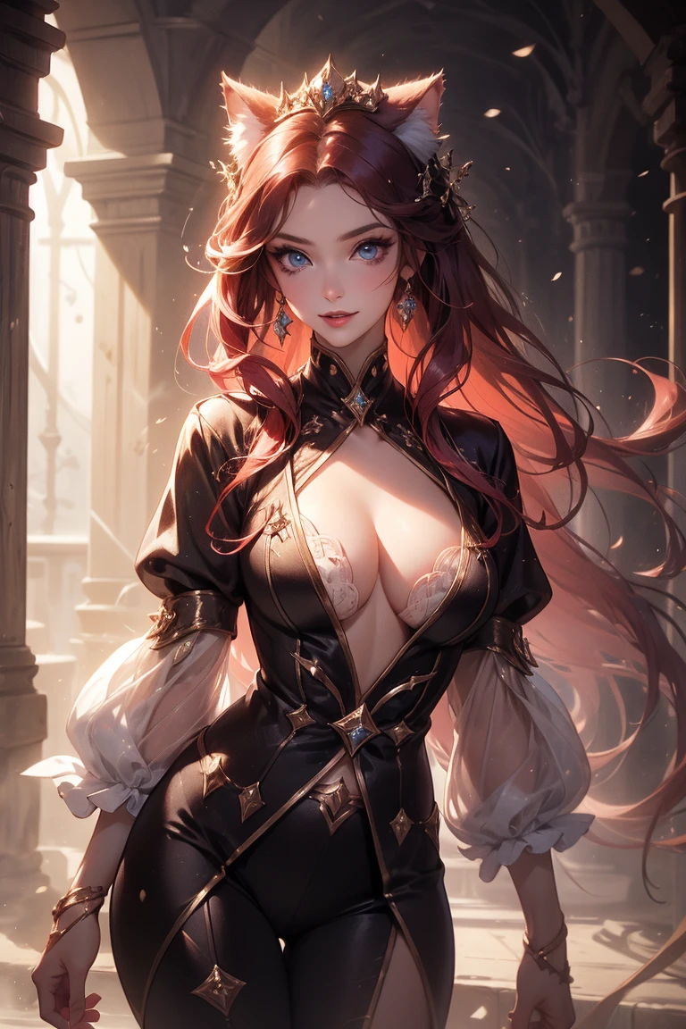 arafed woman with horns and tattoos laying on a bed, artgerm julie bell beeple, alluring tiefling druid, attractive tiefling druid, tiefling, charlie bowater rich deep colors, hyperrealistic fantasy art, hyperrealistic d & d fantasy art, tom bagshaw donato giancola, alena aenami and artgerm