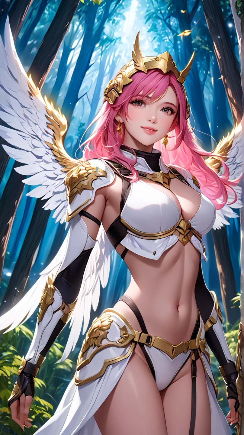 ((best quality)), ((masterpiece)), (detailed), woman with pink hair, Holding a sword, (Inspiration from Artgerm:1.2), (Pixiv competition winner:1.1), (Goddess of angels:1.3), (violent art style:1.2), Close-up portrait, goddess skull, (Senna from League of Legends:1.1), , HD anime wallpaper, (Akali in League of Legends:1.1), 8k resolution masterpiece,Highest image quality,Beautiful bust of noble Cat ears,Cat ear,Cat Tail Exquisite Metallic Hairstyle,Clear golden eyes,A dazzling array of carefully crafted jewelry adorns chunky plush garments,long legs,Leather heels,极其detailed细节,advanced,Expose of love fluids,R-18G