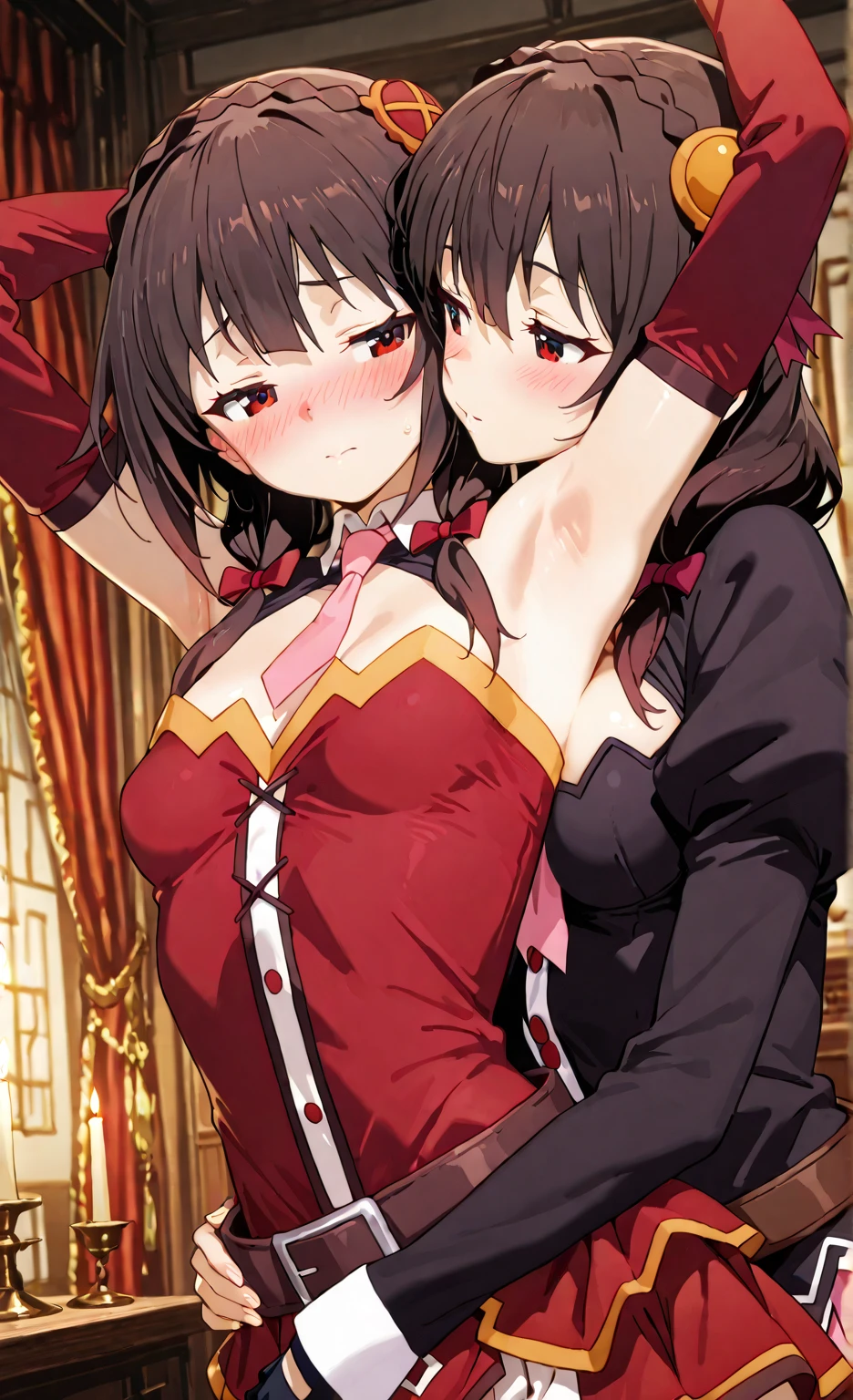 nsfw,High quality,mangastyle,Beautiful girl,High-definition illustrations,Masterpiece,rin tohsaka,drooling,girl,Medium breasts,fall into pleasure,Hentai sex,hardcore,Sex slave,Clothes are torn,BDSM room background,BDSM,vaginal penis,spoken japanese,japanese onomatopoeia,Cuckold face,Great pleasure,amazing orgasm,Hugging Sex,Pleasure training,Throwing her face back in intense pleasure,顎を上に突き上げるように