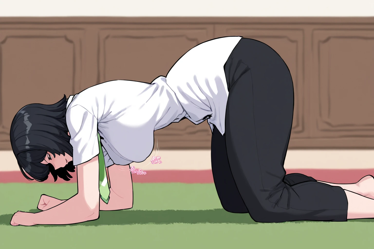 The male, In his thirties, Fainted on the ground