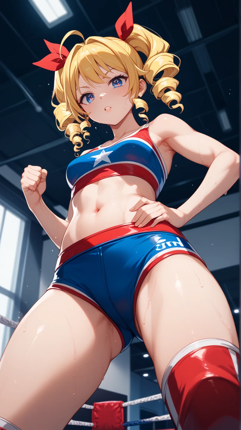 score_9, score_8_up, score_7_up, source_anime, 1girl, teenage female, japanese female, wrestling outfit, horny, curvy, voluptuous, daughter, locker room, choking, molested, 