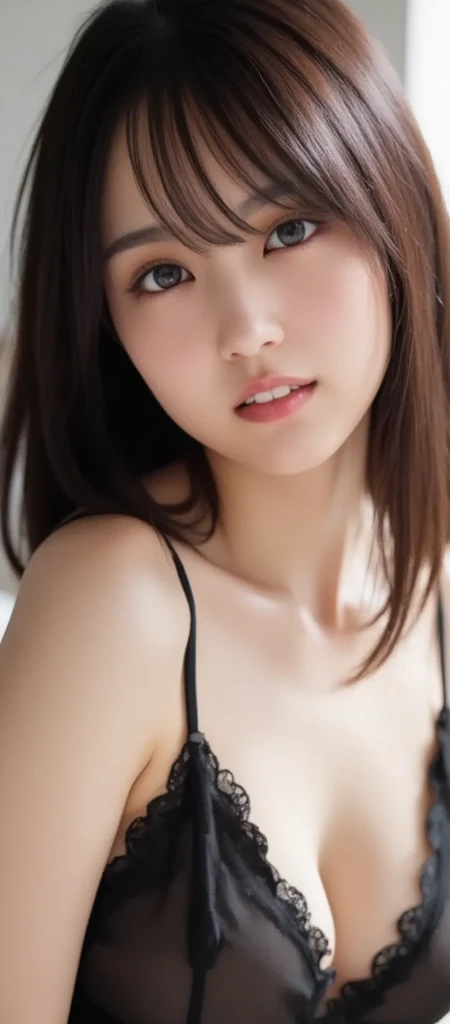 Maintain face image、height: 170cm, 30 years old、Pale face and eyes:1.3、Very narrow face and eyes:1.3, (Swollen eyes:1.5)、{Highest quality}, {{masterpiece}}, {Very delicate and beautiful}, Excellent light and shadow, Highly detailed wallpaper, clear 、1 girl, , blush, Short Bob Hair, nsfw, (Breasts and nipples visible:1.5、On all fours:1.5, Supermodel Legs、High heels), Delicate hair on pussy, (Realistic skin texture:1.3), Saggy breasts, Cleavage、or noticeable wrinkles on the skin., B cup, Broad shoulders, ((Dynamic model posing)), necklace、ring、earrings、smile、(Front Focus), (In the Dark:1.6), Surrealist female portraits by David Hockney and Alphonse Mucha, Fantasy art, Photorealistic, Dynamic Lighting, Art Station, Poster, Volumetric Lighting, Highly detailed face, 4K, Awards, 1 girl, In the Dark, Deep Shadow, Inconspicuous key, Cowboy Shot, (Official attire:1.4), Long Hair, color々angle, color々Performance
