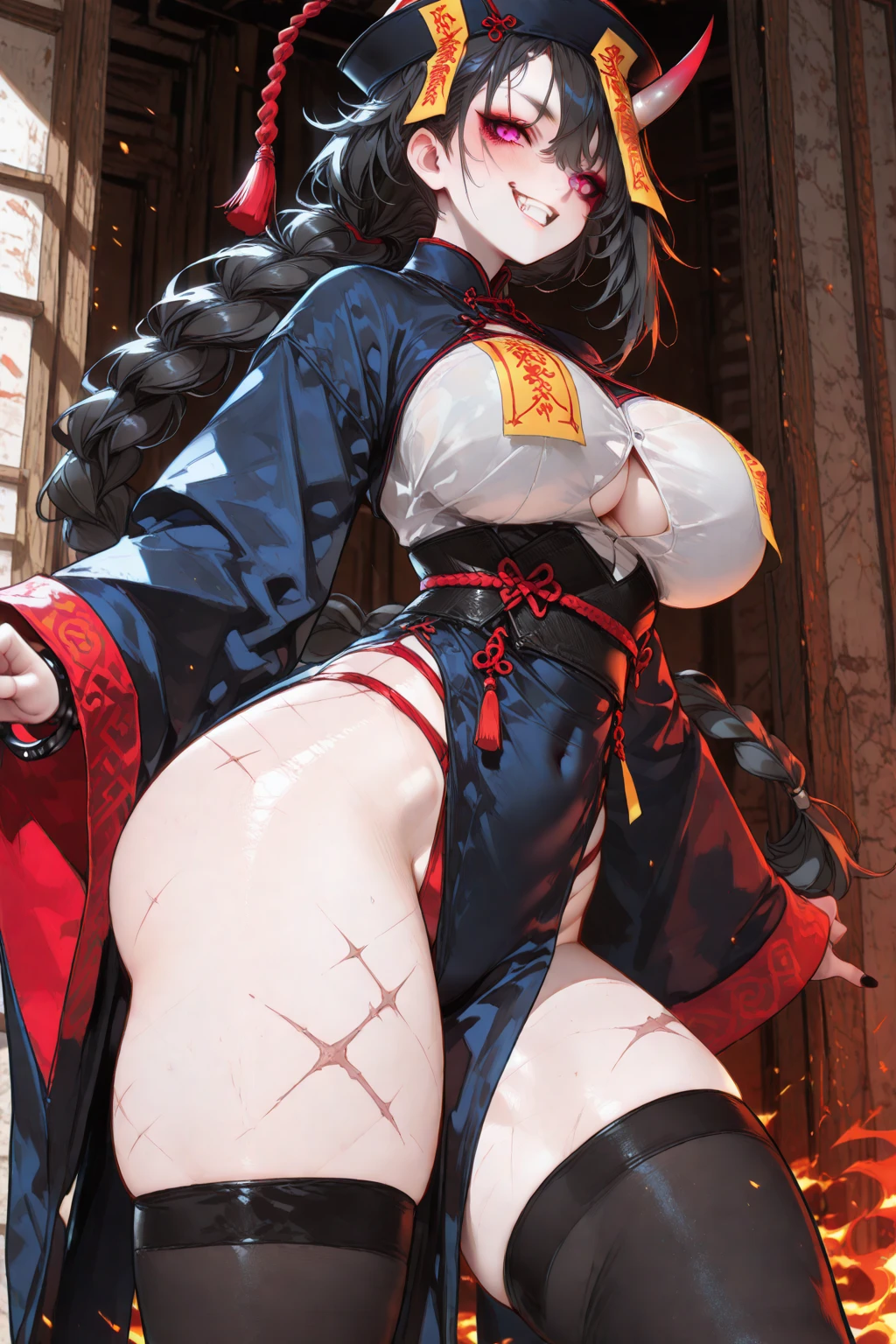 (huge breasts), bare shoulder, ((masterpiece)), ((best quality)), cute girl, long hair, japanese dress