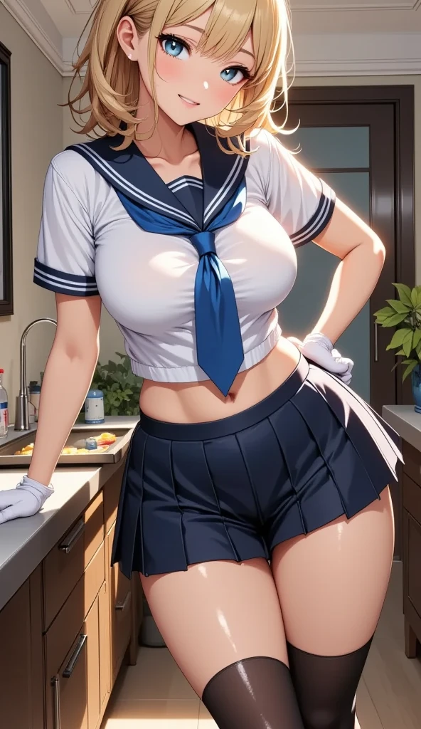 Alafed asian woman in short skirt and white shirt, surreal , cute , surreal , Japan girl uniform, realistic , JK school uniform, girl portrait, cute face with arms and legs, Seifuku, Sakimi-chan, cute core, realistic young gravure idol, high school girl posing, cute smile, cute pants, 🤤