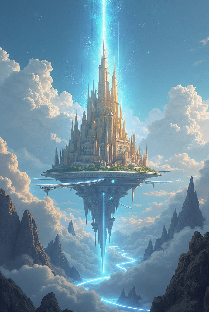 AETHERIAL REALMS (Kingdom of Aetheris) Theme: Skies & Light - SeaArt AI