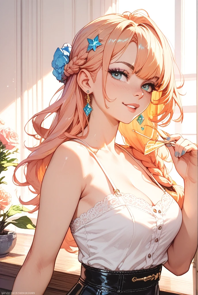 (masterpiece, best quality:1.2), 1girl, solo,mature_lady, delicate face,detail eyes,long hair, floating hair,medium breasts, upper body,,pajamas,nightgown,in space