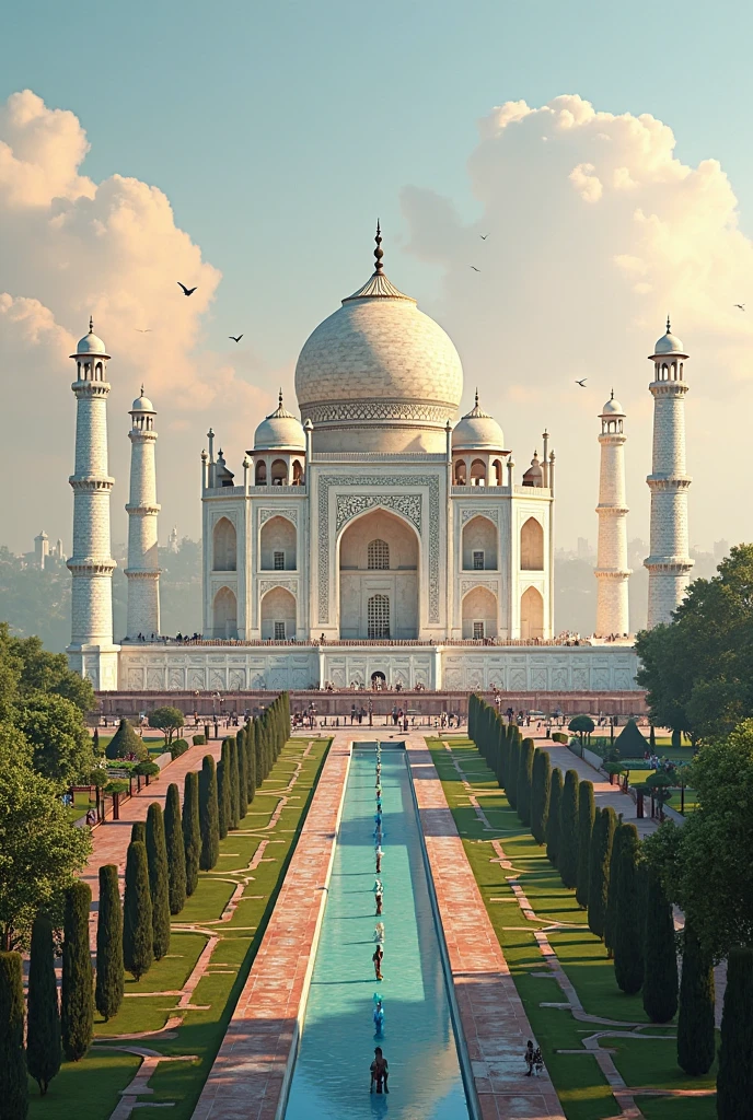Taj mahal in 2099
