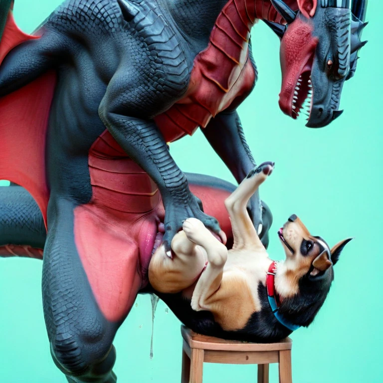 ((((duo, human, realistic, photorealistic, photo, photography, 8k uhd, ultra-detailed, feral, huge penis, POV, grabbing legs, looking at viewer, on bed, tapering penis, hands on belly)))), hyper realistic, ultra detailed image of a terrordog, feral, thick thighs, realistic, detailed background, dark skin monster, claws, (short tail:0.8), (((((in pain, Teats, excessive lactation, hyper projectile lactation, paws, anal, grabbing legs, hands on butt, detailed anus, one anus, pov, scat covered anal penis)))))