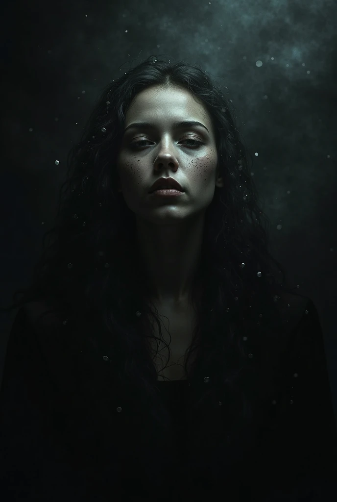 ((obra maestra, ultra detallada)), arte conceptual, illustartion, arte digital, 1girl, solo, Pale young woman surrounded by black smoke with ash ((cara enojada)) escondida en catedral gotica, ( (cabello muy largo, cabello negro)),((iris rojo y pupila)), ropa de blanca y armadura ligera negro plateado, ((stunningly rapturously gorgeous)), ojos hermosos, dynamic pose, postura de batalla lista, pose elegante, ceniza roja, Volumetric smoke black dense dark theme, humo negro con ceniza, tema oscuro, hdr, flowering, brillante, Illumination dimming, luz de fondo, ccinematic lighting, smooth lighting, natural lighting, dramatic lighting, dark lighting, (ornamentada), intrincada, altamente detallada, hiperrealista, tendencia en artstation, galardonada, fascinante, elegante, foto RAW, absurda, highres, 4k, calidad de estudio, octanaje, 8k uhd, primer plano de League of Legends, Splash art, ja, Jonia, armadura noxiana