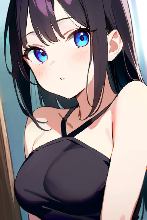 best quality, amazing quality, very aesthetic, absurdres, 1girl, kirigaya suguha, sword art online, nipple,perfect face, 4k, extremely detailed anime illustration,extremely detailed eyes, enhanced details,