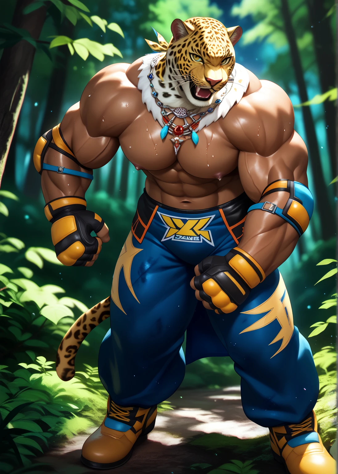 Muscle tiger orcs