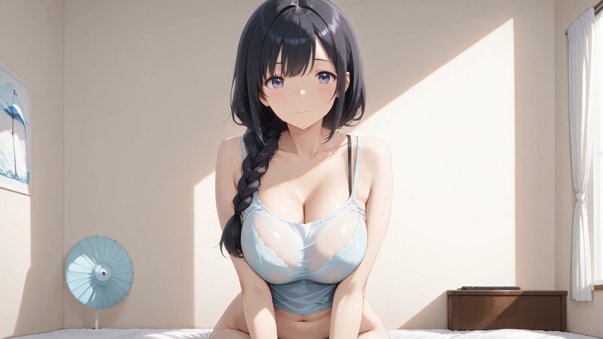 The background is indoors、ceiling、illumination、wall、floor