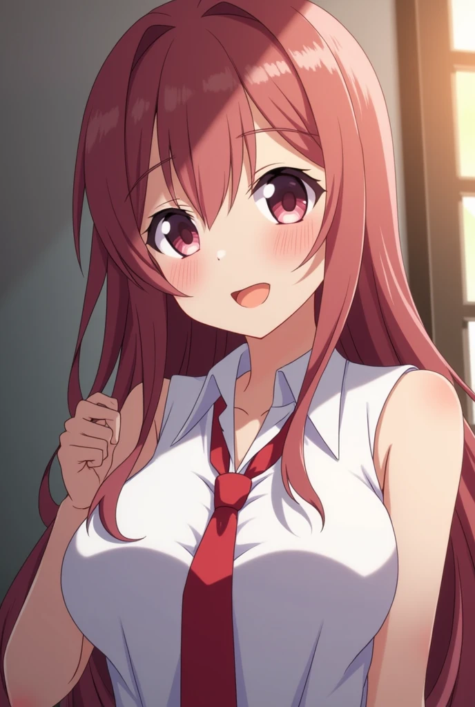akarihayasaka, <lora:akari hayasaka movie-lora-nochekaiser:1>,akari hayasaka, long hair, purple hair, (red eyes:1.5), smile,, BREAK <lora:Covered erect nipples 1024Reg-000032:1>, (covered erect nipples:1.5), school uniform,, BREAK looking at viewer, (cowboy shot:1.5),, BREAK indoors, classroom,, BREAK <lyco:GoodHands-beta2:1>, (masterpiece:1.2), best quality, high resolution, unity 8k wallpaper, (illustration:0.8), (beautiful detailed eyes:1.6), extremely detailed face, perfect lighting, extremely detailed CG, (perfect hands, perfect anatomy),