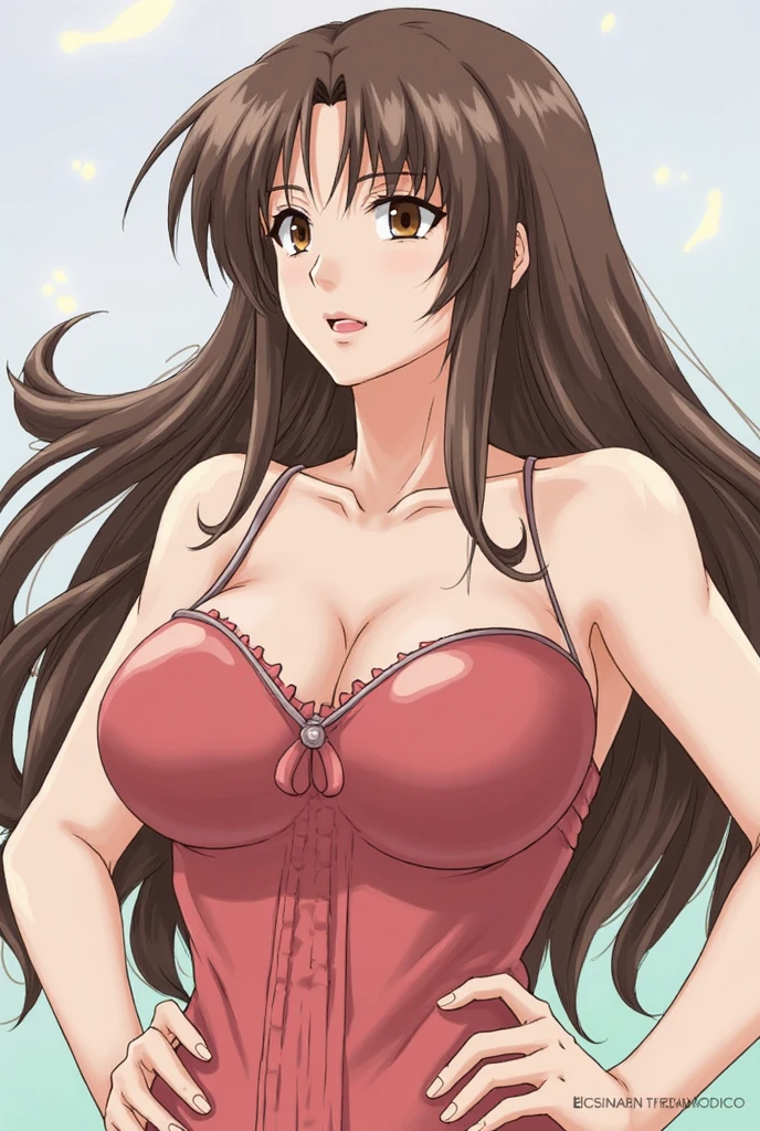Simple Background, White Background, standing, bikini, cowboy shot, medium hair
bangs, brown hair,  red eyes, lipstick, makeup,
1 girl, Young female, Beautiful long legs, Beautiful body, Beautiful Nose, Beautiful character design, perfect eyes, perfect face, expressive eyes, perfect balance,
(masterpiece:1.0),(best_quality:1.0), ultra high res,4K,ultra-detailed,