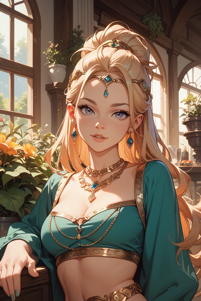 Beautiful woman, beautiful style ,Rustic style,