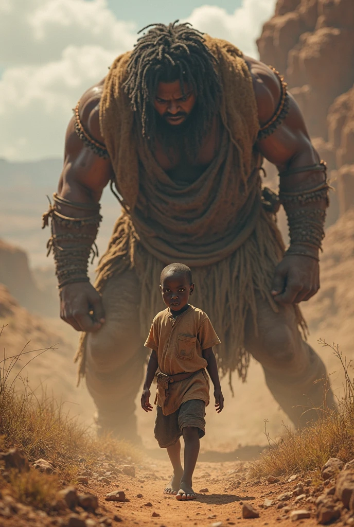 Girl, chubby, curly shoulder length side parted hair, walking into caves with mascular aghori lord shiva, eyes closed, sense of safety, calmness