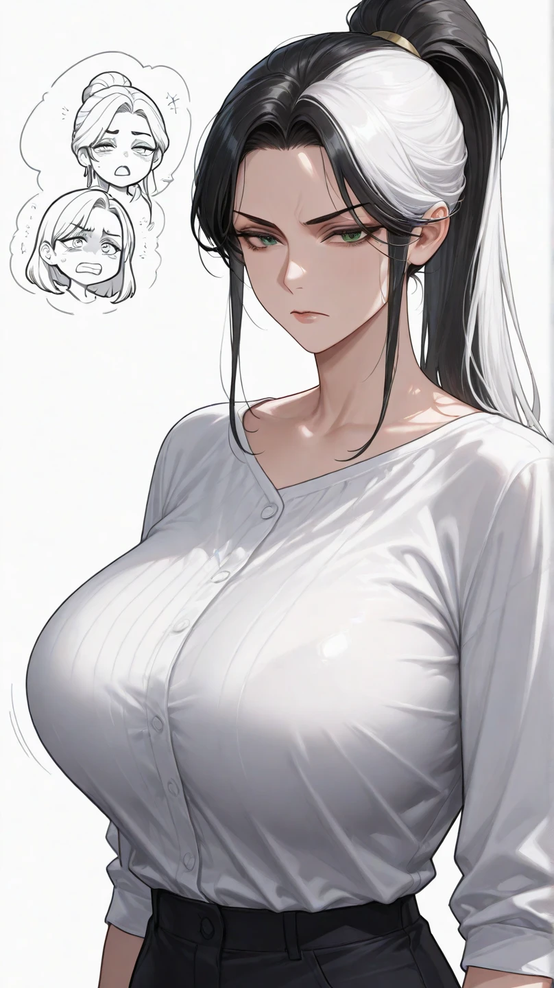 nsfw,bare shoulders and ample chest、(I want to see the whole body:1.7)、sexual fluid overflowing