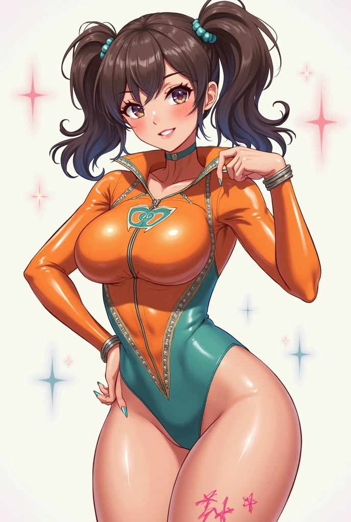 Close-up of a woman in blue and gold costume, Saiyan Girl, wonderful, Nano Girl, Female body type, Inspired by Hiromu Arakawa, Anime Manga Robot!! Anime Girls, Fubuki, Full Body Suit, by Hiromu Arakawa, , wonderful, silk, Beautiful and attractive anime teen, Anime Girls of the future, tears,Drooling,Pee,Sweat,Ahegao,Tongue out,incontinence,incontinenceして股間を濡らしている,Peeing,White semen in the crotch,Droolingを垂らしている,Mouth open and tongue out,Sticking out your tongue and drooling,Estrus,Nipple Pochi,Eyes wide open,Estrus!!!,Blushing,Drooling with excitement,White semen in the crotch,White stain in crotch,Droolingが垂れている,垂れたDroolingが胸についている,Crotch stain,Crotch stainのあと,feeling sexual,Excited,Nipples are erect,Face is hot,Joy,Lust!!!,Lustして舌を出している,Lustして涎を垂れ流している,sticks out tongue,Ahegaoで舌を出している,Tongue out!!!,Tongue out!!!,Tongue out!!!,Tongue out!!!,Tongue out!!!,Tongue out!!!,Mouth wide open and tongue sticking out,drool is dripping from the mouth,Drooping tears,Drooping tearsがおっぱいについている