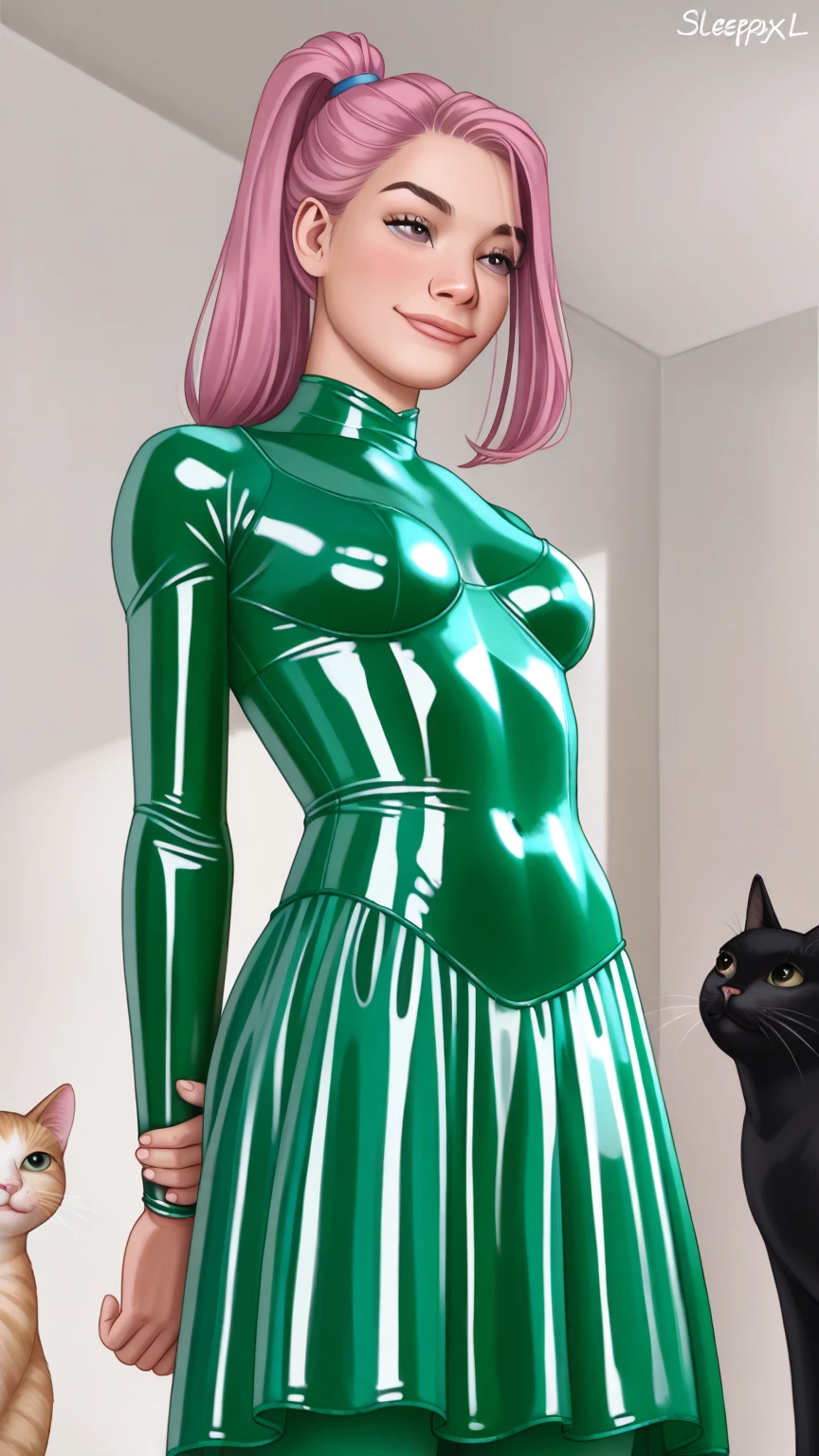 masterpiece, 1girl, Toph, Blind, fire nation, latex clothes, shiny skin, latex skin, high heels, standing, whole character in view, latex bodysuit, crotchless bodysuit, chastity cage, flat chastity cage, testicles, undersized chastity cage, dripping cum from chastity cage, rubber hair, shiny hair, reflective hair, latex hair, solid hair, latex hair, rubberized hair, plastic hair, super shiny skin, 3dcg, 3d style, blender, blender style, Toph, blind, latex clothing, squatting, high heels, lipstick, lips, latex platform heels, transparent platform heels, toe ring, squatting over dildo, dildo squatting, dildo in ass, anal, futanari, hosecock futanari, horsecock, hard nipples, shiny clothing, latex clothing, rubber clothing, shiny clothes, latex clothes, rubber clothes, corset, latex corset, cock leaking cum, cum on feet, transparent platform high heels, transparent high heels, transparent heels, bathroom stall, glory hole, huge horsecock in glory hole, sucking horse cock, bedroom eyes, cum on face, eyes rolling back, both hands on cock, sweating, steamy, cum on floor, rubber hair, horny, sucking horsecock in glory hole, sucking cock, fellatio, fellating horsecock, pleading eyes, nipple barbells, latex thigh highs, stirup thighhighs, green nails