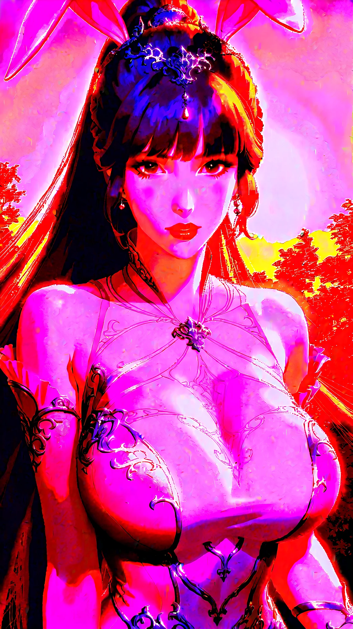 RAW, Analog, Nikon Z 85mm, ((best quality)) ((masterpiece)), complex detail, very detailed, sharp focus, professional, realistic, post-processing, maximum detail, roughness, real life, ultra-realistic, photorealistic, photography, SILHOUETTE light, (realistic, photo-realistic:1.37), Amazing, fine detail, master, best quality, official art, extremely detailed CG unity 8k wallpaper, perfect artwork, upper body, shiny hair, glowing eyes, shiny skin, realistic, bust, , perfect female body, mature woman, mature woman, narrow waist, looking at the audience, lace,  pose,  pose, , extreme, masterpiece, illustration, very delicate beauty, very detailed, stunning, fine details, masterpiece, best quality, official art, ridiculous, incredibly ridiculous, huge file size, super detailed, high resolution, very detailed, very detailed girl, very detailed eyes and face, very detailed eyes, light on face, movie lighting, perspective, looking squarely at the audience, white pajamas, transparent material, highlight, , SFW: 1.5, masterpiece, best quality, high quality, high definition, high quality texture, high quality shadow, high detailed, beautiful detailed, fine, extreme mevery detailed cg, detailed texture, realistic facial expressions, realistic, colorful, refined, cinematic light, side light, lens flare, ray tracing, sharp focus, (Delicate details, makeup, (delicate pretty delicate face, delicate pretty delicate eyes, perfectly proportioned face, high detail skin, delicate skin, optimal ratio of four fingers and one thumb, arms on , , wide , smooth abdomen, thin, thin, fashionable, solo, (young), facial highlight, upper body, delicate face, tear moles, white skin, silver hair, looking at the audience, big eyes, silk robe, (openwork, white, silk), earrings, slim figure, luxury room, professional lighting, Teardrop robe. Open your mouth and put your hands on your 