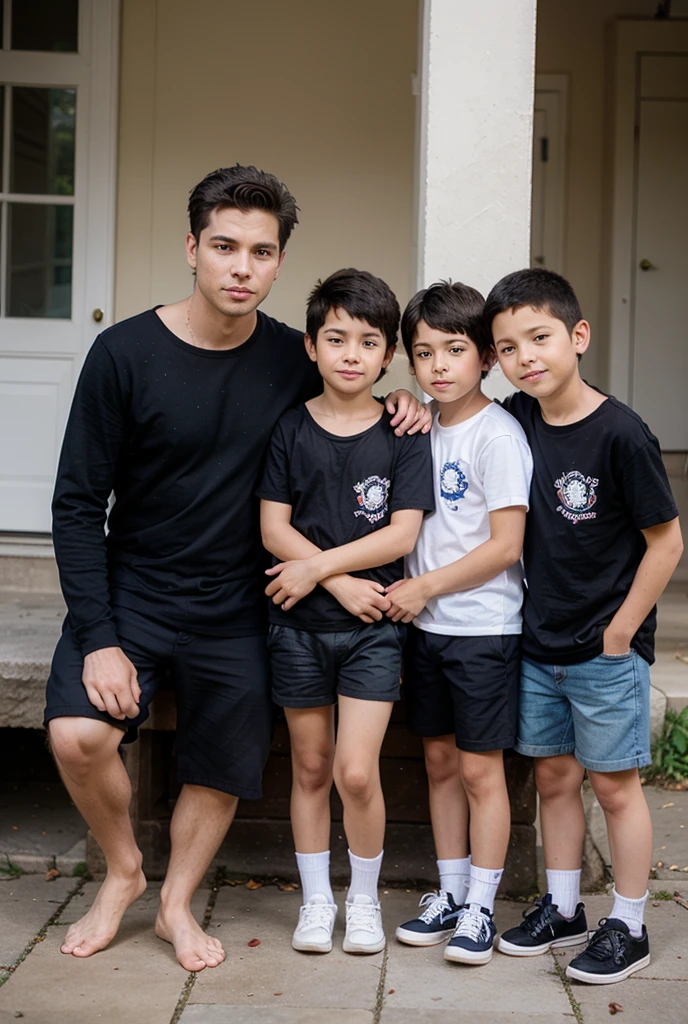 Cute 7 years old boys