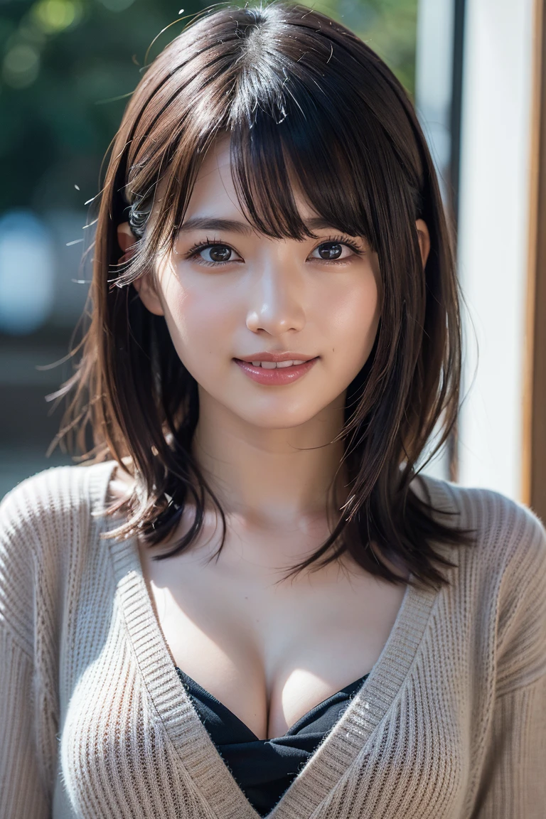 (8K, Raw photo:1.2),Detailed face and eyes,Best Quality, 超A high resolution, Highly detailed ,intricate detailes ,masutepiece ,Cute Girl , Soft cinematic light, Hyper-detailing,Sharp Focus, High quality,a blond, bob cuts, tits out, knit, The mesh is large