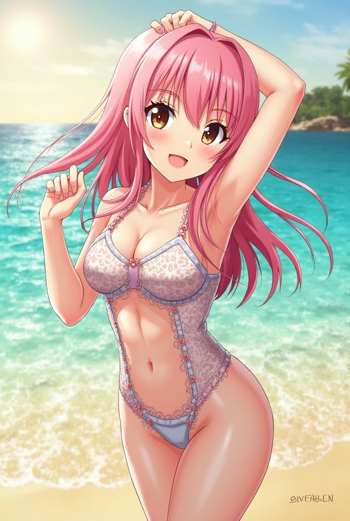 anime girl in thong
