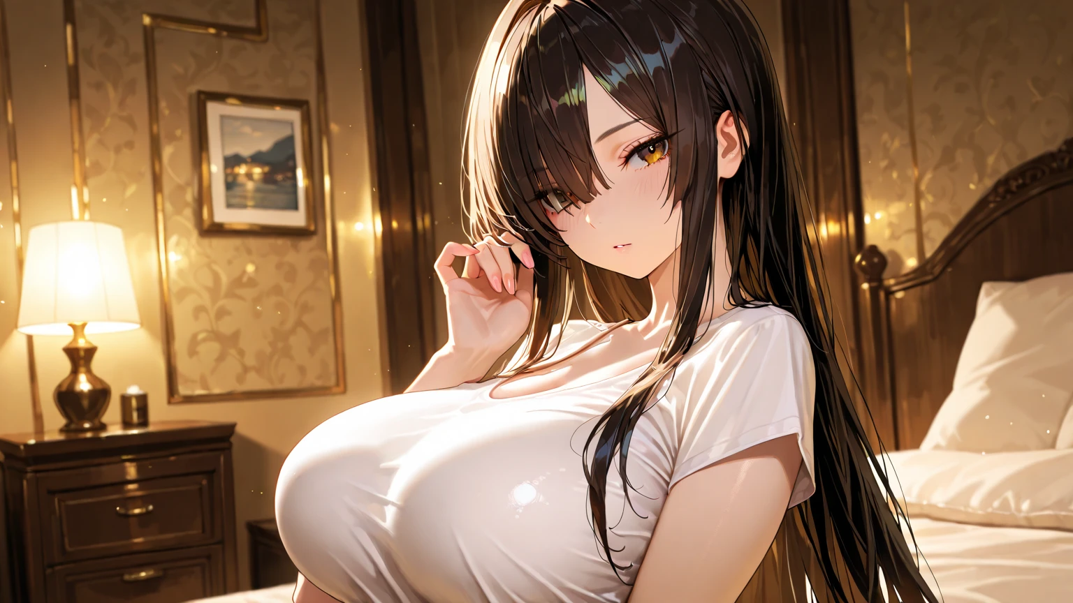 young woman、Tifa、Final Fantasy７、Long Hair、tears、Beautiful woman、Very thick thighs、Acme Face、Sloppy body、classroom、Sit on the desk and spread your legs、Best image quality、High resolution、masterpiece、super high quality、Thick pubic hair、orgasm face、White lace bra、White lace panties、Small breasts、Very big ass、Blushing、4K quality、Blushing、Cry of ecstasy、Sweaty all over、Heavy breathing、Her breasts are bouncing up and down、Low - Angle、Cowboy Shot、Shaking breasts,uneven chest、上下にShaking breasts