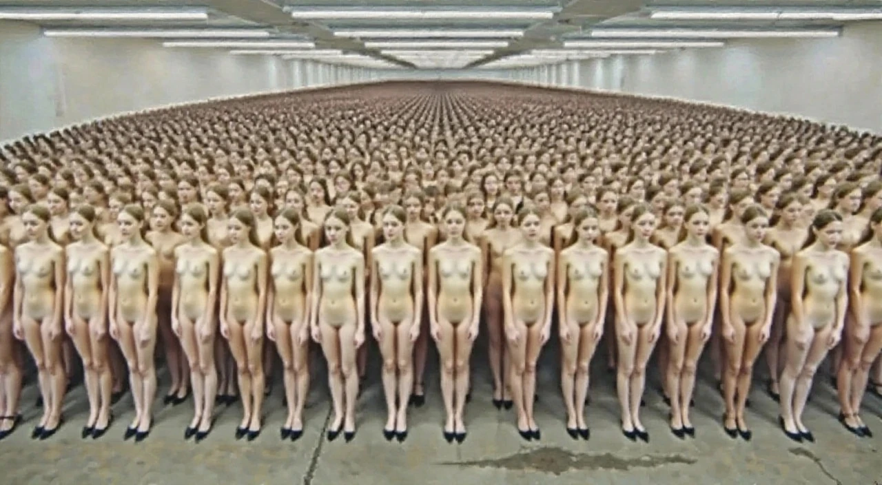 group of girls, (masterpiece:1.3), incredible detail, (full body:1.5), Beautiful 20 year old woman, long blonde hair, blue eyes, seductive look, enormous tits, naked, nsfw, hyperrealistic, (covered in cum:1.3), running in the street (front view:1.2), looking at camera